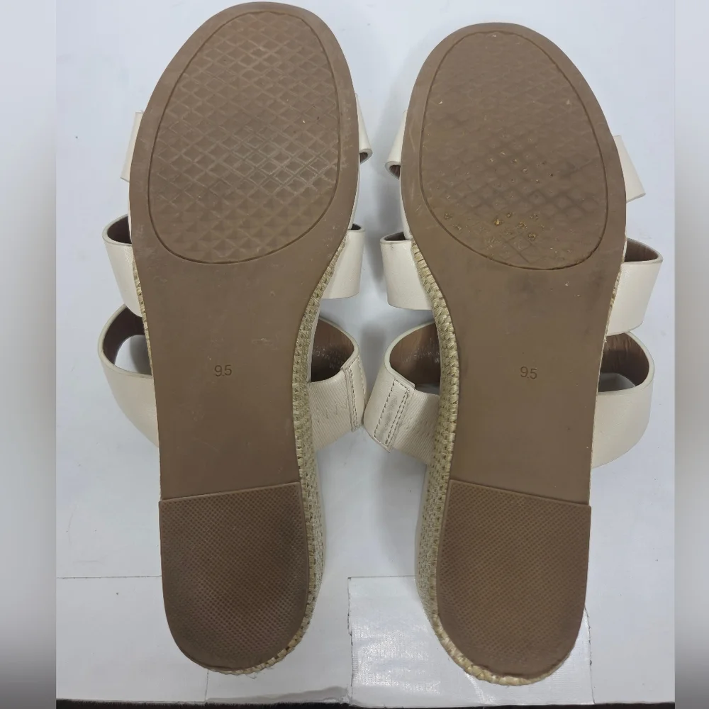 Aerosoles Wilma Wedge Sandal Eggnog Size 9.5